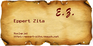Eppert Zita névjegykártya