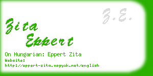 zita eppert business card
